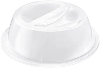 Westmark Teller-Abdeckhaube, Zum Auftauen und Erw&auml;rmen in der Mikrowelle, Durchmesser: 27,5 cm, Kunststoff, Wei&szlig;, 22462270, Einzeln