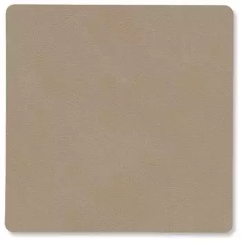 LINDDNA Nupo Glasuntersetzer square Clay brown