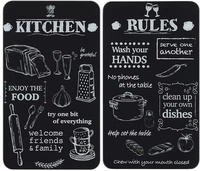 Maximex Herd-Abdeckplatte "Universal Modell KITCHEN RULES" f&uuml;r Induktions-,