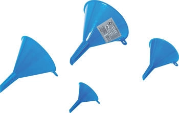 BGS 8029 Trichter-Satz | 4-tlg. | Ø 50 - 75 - 100 - 125 mm | Set | Kunststoff / Plastik | Einfüllhilfe