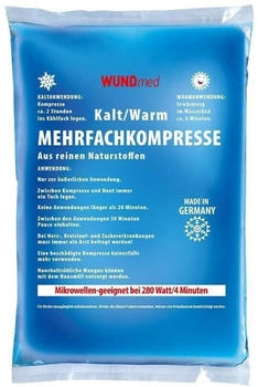 Wundmed Kühlkompresse Gel, Kalt/Warm-Kompresse, wiederverwendbar, 19 x 12cm