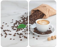 Maximex Herd-Abdeckplatte "Universal Modell CAF&Eacute; AROMATICA" f&uuml;r Induktions-,