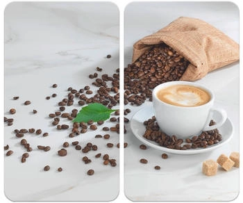 Wenko Herdabdeckplatte Mod. Caf&eacute; Aromatica kratzfeste Oberfl&auml;che