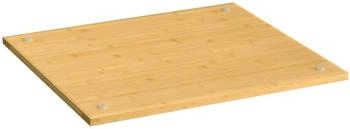 vidaXL Herdabdeckplatte 50x56x1,5 cm Bambus