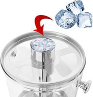 vidaXL Getr&auml;nkespender Edelstahl 8 Liter