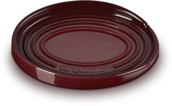 Le Creuset Löffelablage oval, 16 cm in garnet