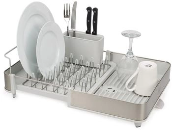 Joseph Joseph Extend Steel ausziehbares Abtropfgestell Edelstahl/Stein (851692)