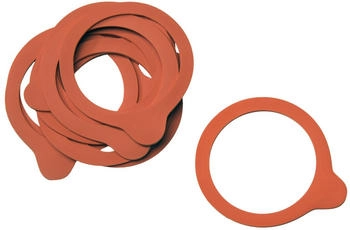 APS 82394 10er-Set Gummidichtringe für Weck-Gläser, für Gläser mit Ø 9 cm, Dichtungsringe, Naturkautschuk