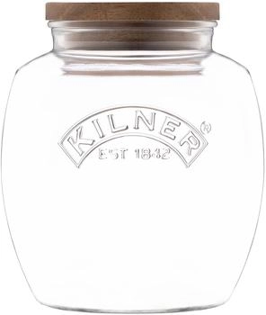 Kilner Universal Glas mit Holzdeckel (2 l)