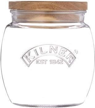 Kilner Universal Glas mit Holzdeckel (850 ml)