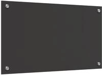 vidaXL K&uuml;chenr&uuml;ckwand Dunkelgrau 70 x 40 cm Geh&auml;rtetes Glas