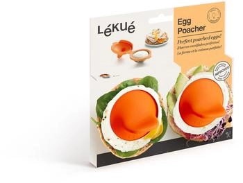 Lékué Eierpochierer 2er-Pack Orange