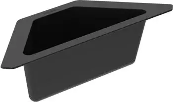 Schock Eckschale Sp&uuml;lbecken schwarz (629733)