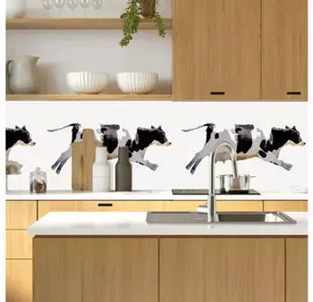 mySPOTTI Küchenrückwand Profix Fliegende Kuh 210 x 60 cm PX-21060-1963-HB