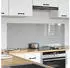 vidaXL Küchenrückwand 2 pcs Hellgrau 70 x 50 cm Gehärtetes Glas