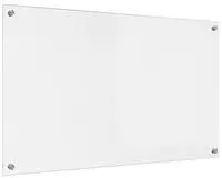 vidaXL K&uuml;chenr&uuml;ckwand Transparent 100 x 60 cm Geh&auml;rtetes Glas