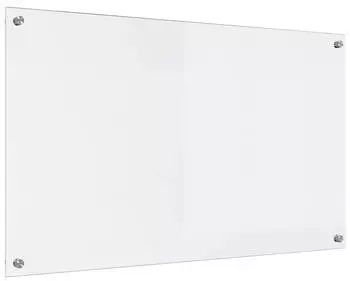 vidaXL K&uuml;chenr&uuml;ckwand Transparent 100 x 60 cm Geh&auml;rtetes Glas