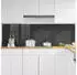 vidaXL Küchenrückwand 2 pcs Dunkelgrau 100 x 60 cm Gehärtetes Glas