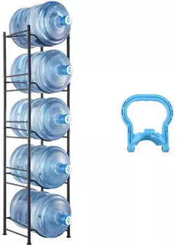 VEVOR Wasserflaschenregal 5 Ebenen, 5-Gallonen, 5 Flaschen, 95kg