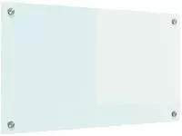 vidaXL K&uuml;chenr&uuml;ckwand Milch 70 x 40 cm Geh&auml;rtetes Glas