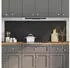 vidaXL Küchenrückwand 2 pcs Schwarz 90 x 60 cm Gehärtetes Glas