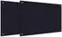 vidaXL Küchenrückwand 2 pcs Schwarz 90 x 60 cm Gehärtetes Glas