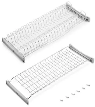 Emuca Suprastar Abtropfgestell f&uuml;r Modul 700, Stahl, Chrom (8256311)
