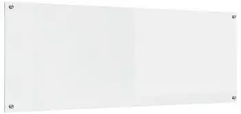 vidaXL K&uuml;chenr&uuml;ckwand Transparent 110 x 40 cm Geh&auml;rtetes Glas