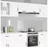 vidaXL Küchenrückwand 2 pcs Transparent 100 x 50 cm Gehärtetes Glas