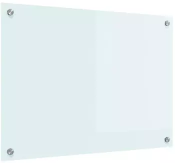 vidaXL K&uuml;chenr&uuml;ckwand Milch 70 x 50 cm Geh&auml;rtetes Glas