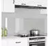 vidaXL Küchenrückwand 2 pcs Transparent 70 x 50 cm Gehärtetes Glas