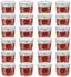 vidaXL Marmeladengläser mit Silbernen Deckeln 24 Stk. 110 ml