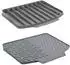 Metaltex Gravity-Duo Abtropfmatte beidseitig nutzbar 40x33cm, Grau (320495000)