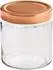 Einkochwelt Hochrandgläser 12 Stück, 220ml, Deckel rosé-kupfer 66mm (79202)