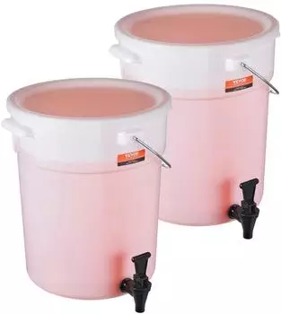 VEVOR Getr&auml;nkespender 19L Kunststoff mit Zapfhahn, 2er-Set (YLFPQSLFPQWD2VYG5V0)