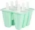 Intirilife Eisform mit 6 Mulden, Silikon, BPA-frei, grün (14x9cm)