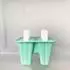 Intirilife Eisform mit 6 Mulden, Silikon, BPA-frei, grün (14x9cm)