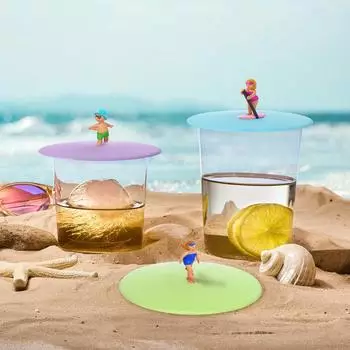 Lurch Mein Deckel Summer Fun 3er Set, Platin-Silikon BPA-frei &Oslash;10,5cm, bunt (210306)