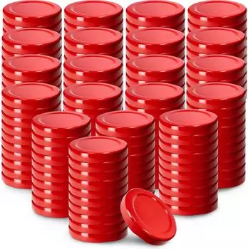 Kadax Twist-Off-Deckel Metall Ø53mm Rot, 200 Stück (K4678)