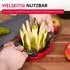 Westmark Divisorex-Spezial Apfel- und Birnenteiler mit Schneidteller, schwarz (51117760)