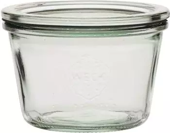 Weck Einkochglas Rundrand Sturzform 250ml, 3er-Set (24250ST3EW)