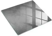 GLASPLATTE 60x52 cm Beton