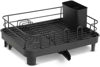 Zeller Geschirrabtropfständer Kunststoff/Metall, schwarz (27456)