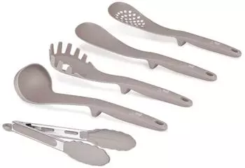 BerlingerHaus Küchenutensilien-Set Taupe Collection, 5-teilig (BH-6335)