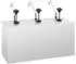 vidaXL Saucen-Dispenser Edelstahl 3x3,5L (3-fach)