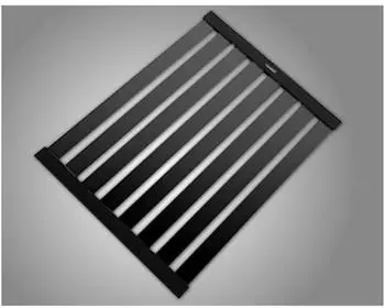 SystemCeram Premium Faltmatte f&uuml;r Einbausp&uuml;le, schwarz, 330x450mm