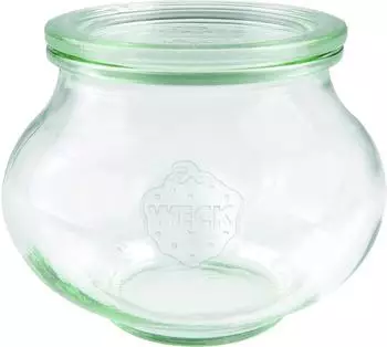 Weck Schmuckglas 901 Einmachglas 500ml, 6er-Pack (58311)