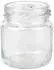 MamboCat Mini Sturzgläser 53ml schwarzer Deckel TO 43, 50er-Set