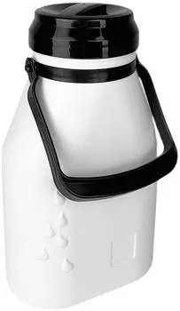 Metrox Milchkanne 2L Kunststoff, Schraubverschluss, sp&uuml;lmaschinenfest, wei&szlig; (23540s)