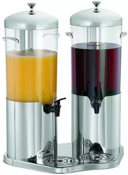Bartscher DEW5 Duo Getränke-Dispenser 2x5L mit Eisröhre (150997)
